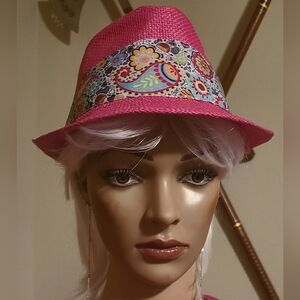 LITTLE BROWNIE BAKERS WOMEN'S OR CHILDREN'S PINK FEDORA